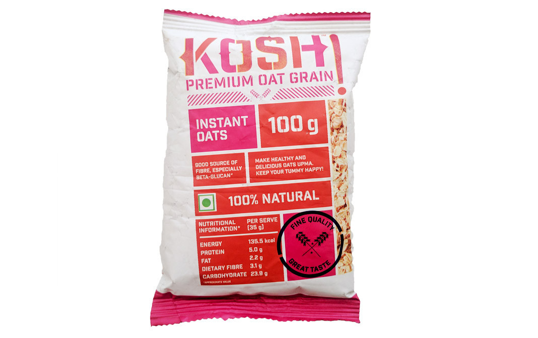 Kosh Instant Oats    Pack  100 grams